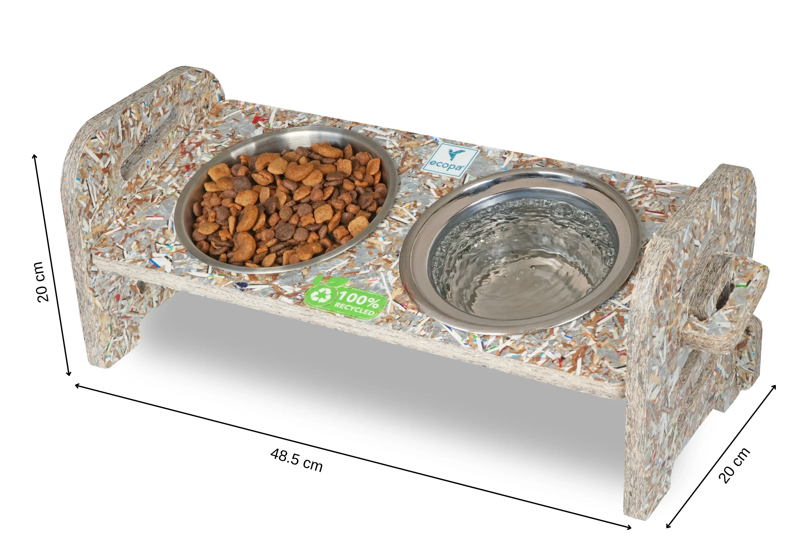 Kedi-Köpek - İkili Mama Kabı - Görsel 2
