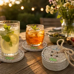 Bardak Altlığı - Düğme Model